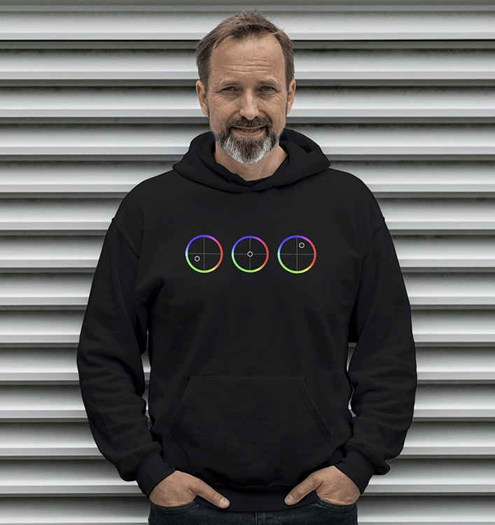 Color wheels - Organic Fashion Hoodie