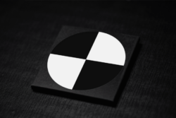 visual effects round tracking marker by the VFX shop