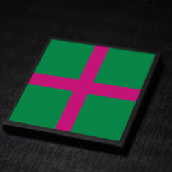 Tracking Markers - green with cross (25)