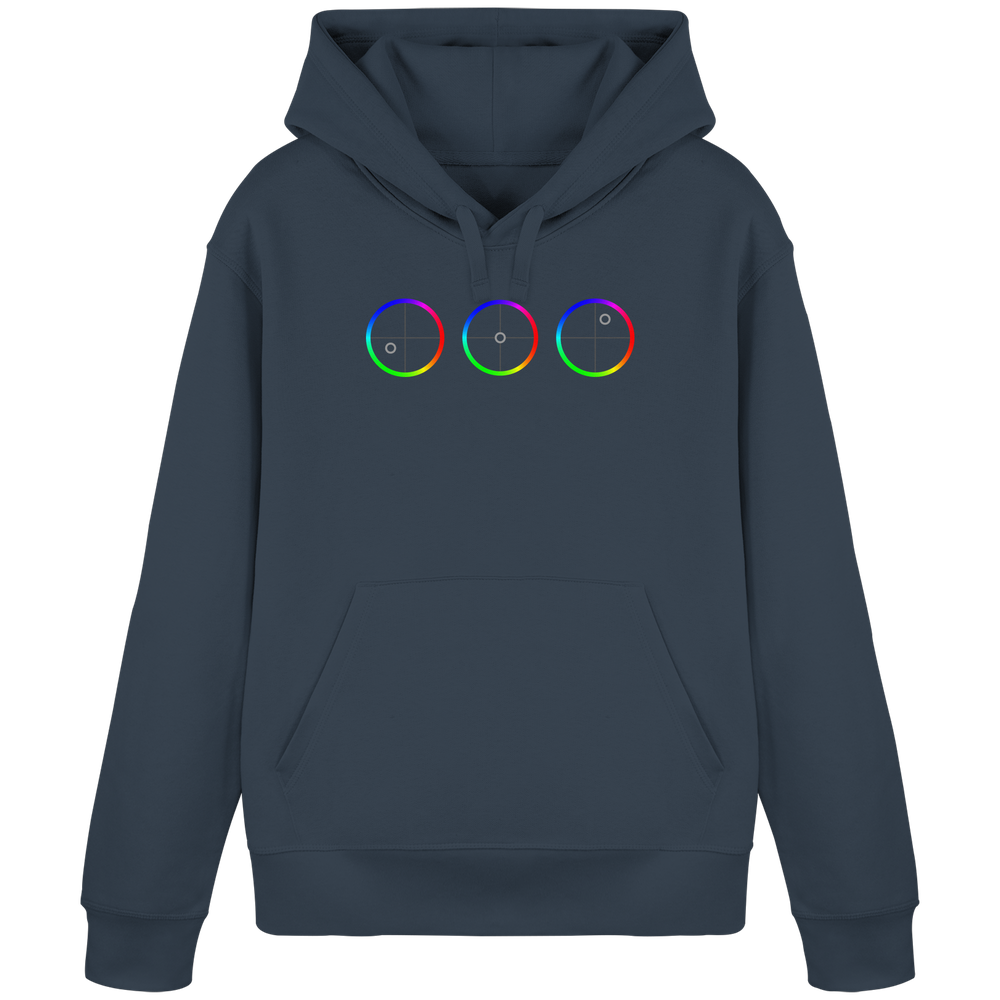 Color wheels - Organic Basic Hoodie - Image 4